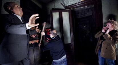 Waxing cinematical: The crew of horror movie Wax film a scene in the Museu de Cera, on La Rambla in Barcelona