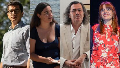 Desde la izquierda: Orlando Mondragón, Begoña M. Rueda, Fernando Beltrán y Ioana Gruia.