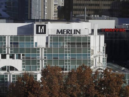 Oficinas de Merlin Properties en Madrid, en una imagen de archivo.