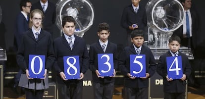 El primer premio del sorteo extraordinario de la loter&iacute;a de El Ni&ntilde;o. 