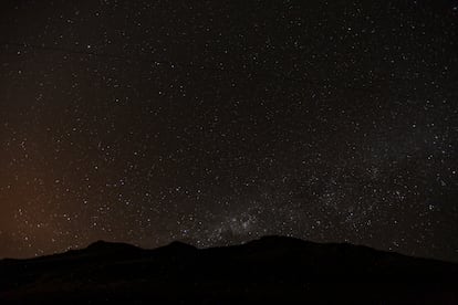 El cielo visto desde el Parque Nacional Cajas en Cuenca, Ecuador, el 4 de enero de 2022