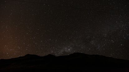 El cielo visto desde el Parque Nacional Cajas en Cuenca, Ecuador, el 4 de enero de 2022