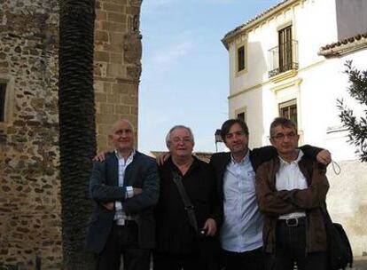 Los cuatro cocineros en Cáceres. Toño Pérez, Juan Mari Arzak, Michel Bras y Olivier Roellinger