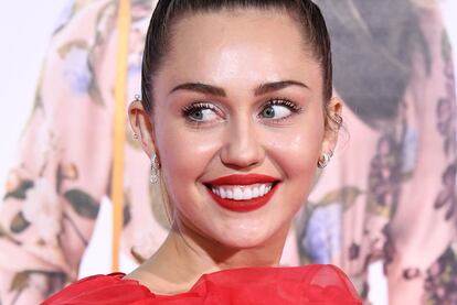 Miley Cyrus, una de las sonrisas más blanqueadas del panorama.