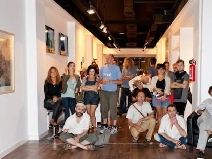 Inauguración del primer Abierto Valencia en la galería Luis Adelantado.