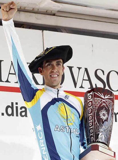 Contador celebra su triunfo