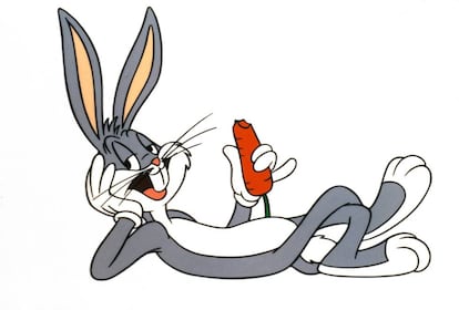 Un dibujo de Bugs Bunny.