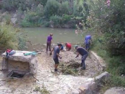 Patrulla vecinal de limpieza de Navajas.