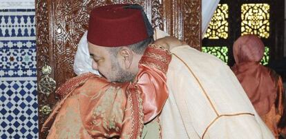 El rey de Marruecos recibe a los familiares de las v&iacute;ctimas del pederasta Galv&aacute;n.