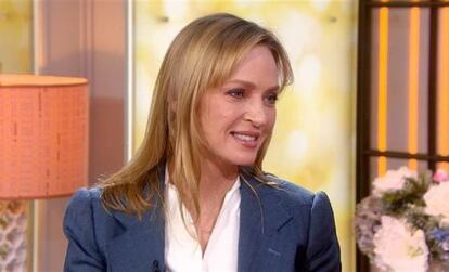 Uma Thurman, al programa 'Today' de la cadena NBC.