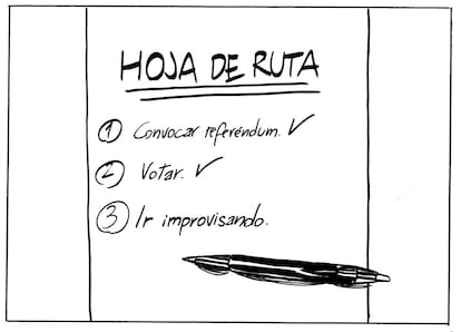 " Me gustaría pensar que la auténtica libreta de Carles tiene al menos un par de anotaciones más y que una de ellas no sea "ir al colmado", pero me da en la nariz que no".