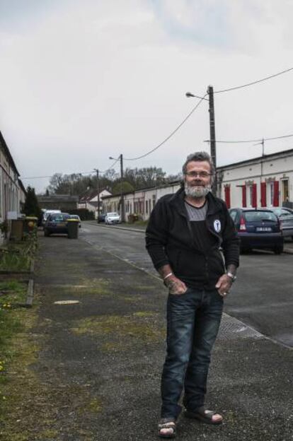 Joël Dieu, exsimpatizante socialista, en la localidad de Dreux.