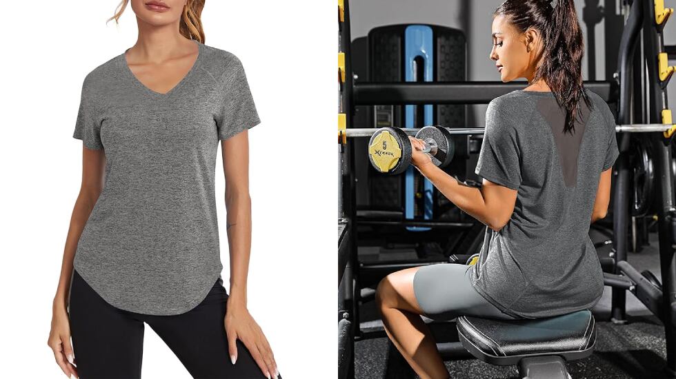 Camiseta deportiva para mujer.