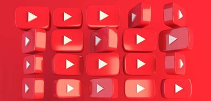 Varios iconos YouTube