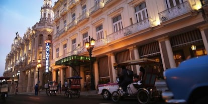 El hotel Inglaterra de Cuba, establecimiento que será operado por Starwood.