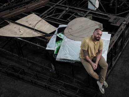 Leandro Vieira, en entrevista para EL PAÍS, en  Río de Janeiro (Brasil).