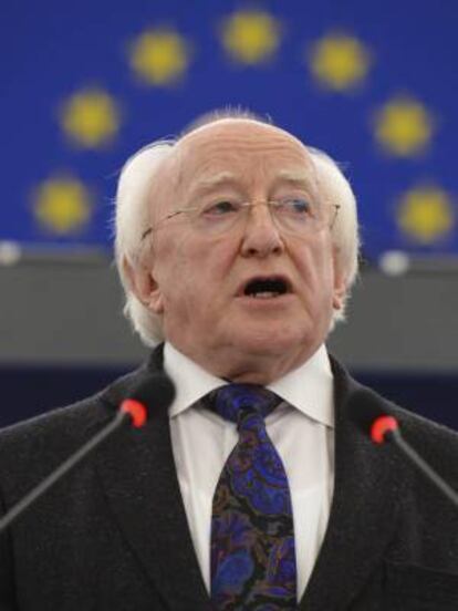 El presidente de Irlanda, Michael Higgins.