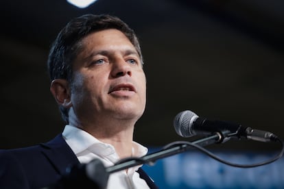 Axel Kicillof este martes.
