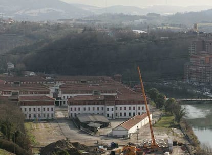 Vista general de los pabellones del cuartel de Loiola, en el barrio donostiarra del mismo nombre.