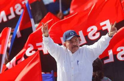 Ortega, durante la celebración por el 39 aniversario de la victoria de los sandinistas.