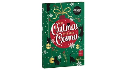 This advent calendar for cats for sale at Zooplus has 'snacks' in four different flavors.