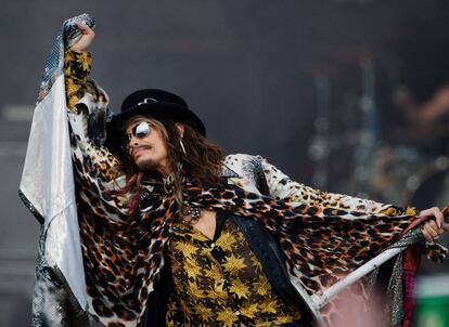 Steven Tyler, en una actuaci&oacute;n de Aerosmith en Londres en 2014. 