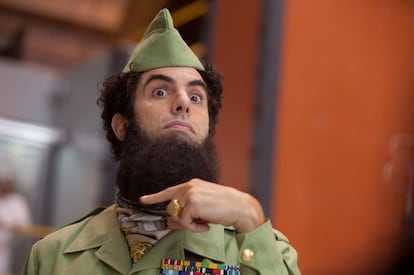 Sacha Baron Cohen en un fotograma de su &uacute;ltima pel&iacute;cula, &#039;El Dictador&#039;.