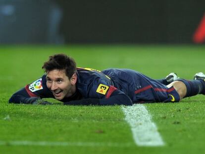 El jugador argentino Lionel Messi.