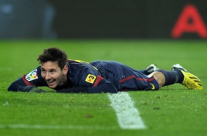 El jugador argentino Lionel Messi.