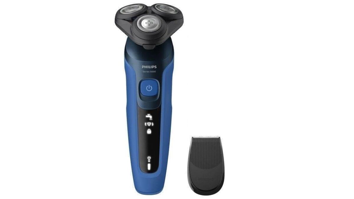 Afeitadora inalámbrica Series 5000, de Philips.