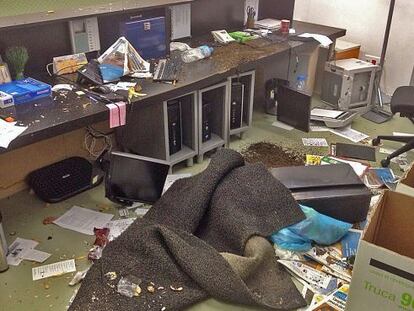 Asalto a la oficina de servicios
sociales de Ciutat Meridiana