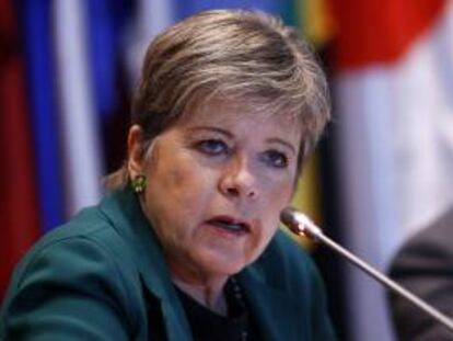 La secretaria ejecutiva de la Comisión Económica para América Latina y el Caribe (CEPAL), Alicia Bárcenas. EFE/Archivo