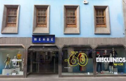 Tienda de Wehbe en Canarias.