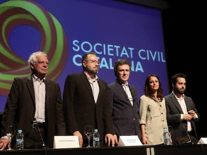 Josep Borrell, Juan Carlos Girauta, &Aacute;lex Ramos, Andrea Levy y Fran Carrillo. 
