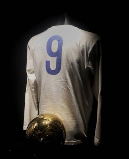 Homenagem a Di Stéfano no Museu do Real Madrid.