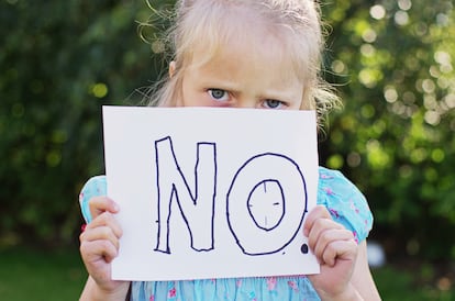Etapa del no en los niños