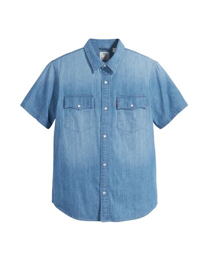 Camisa Western de manga corta y silueta relajada.
