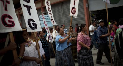 Miles de guatemaltecos han participado en la marcha.