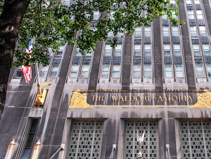 El hotel Waldorf Astoria de Nueva York, fotografiado en septiembre de 2009.