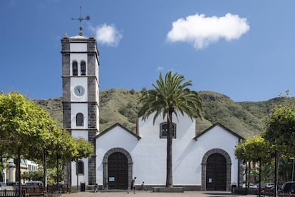 La iglesia de San Marcos, en Tegueste.