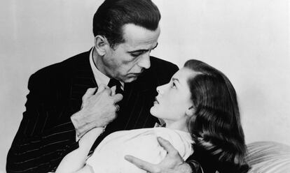 Humphrey Bogart con Lauren Bacall.