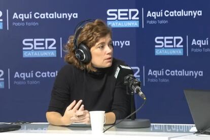 Elisenda Alamany durante el programa 'Aquí Catalunya' de Pablo Tallón el miércoles 4 de diciembre de 2024