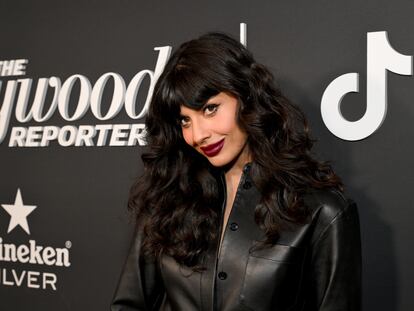 Jameela Jamil posa en la alfombra roja de los premios anuales del periódico 'The Hollywood Reporter' y de la red social TikTok, el 7 de marzo de 2024, en Hollywood (California).