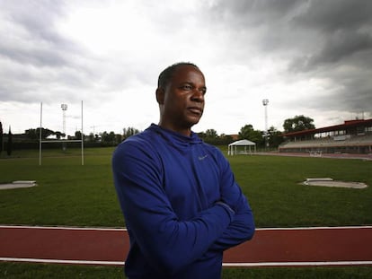 Iván Pedroso, en el centro de entrenamiento de Guadalajara.