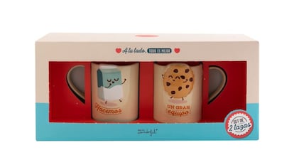 Set de dos tazas para parejas Hacemos Un Gran Equipo de Mr.Wonderful