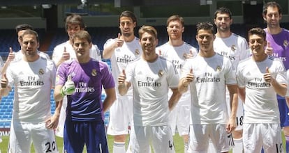 Presentación de las nuevas equipaciones del Madrid