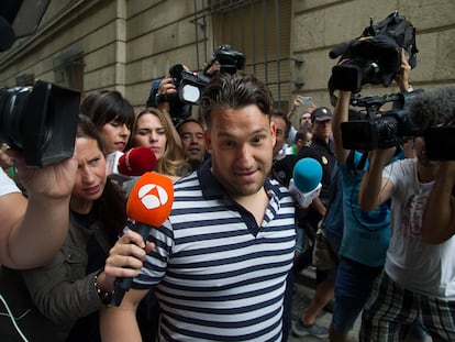 José Ángel Prenda en los juzgados de Sevilla, en junio de 2018.