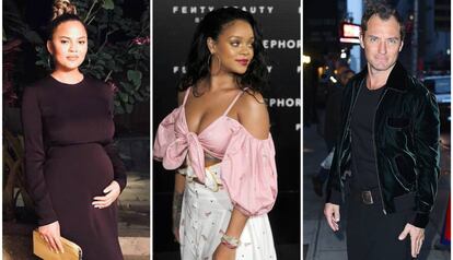 Chrissy Teigen, Rihanna y Jude Law han visto detalles de su vida expuesta al p&uacute;blico sin su permiso.