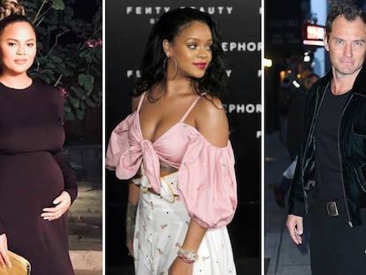 Chrissy Teigen, Rihanna y Jude Law han visto detalles de su vida expuesta al p&uacute;blico sin su permiso.