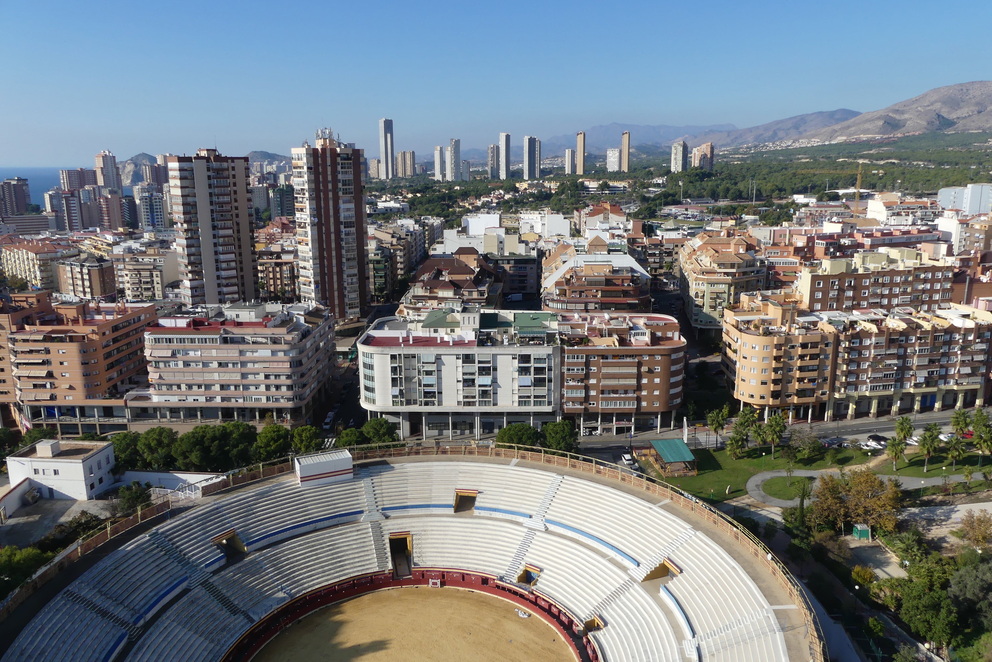 La aplaza de toros de Benidorm, en una imagen municipal de archivo.